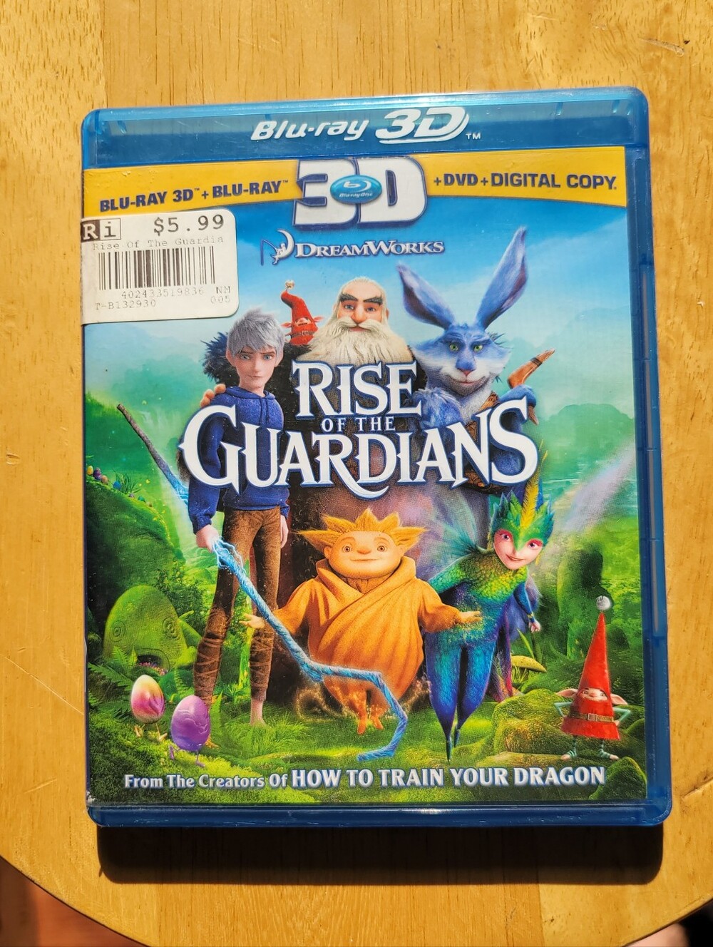 DreamWorks Rise of the Guardians Blu-ray Case - Blue, Yellow